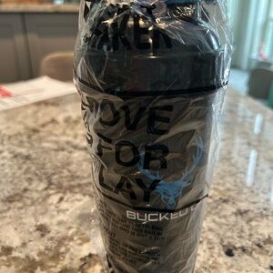Black Bucked Shaker Bottle